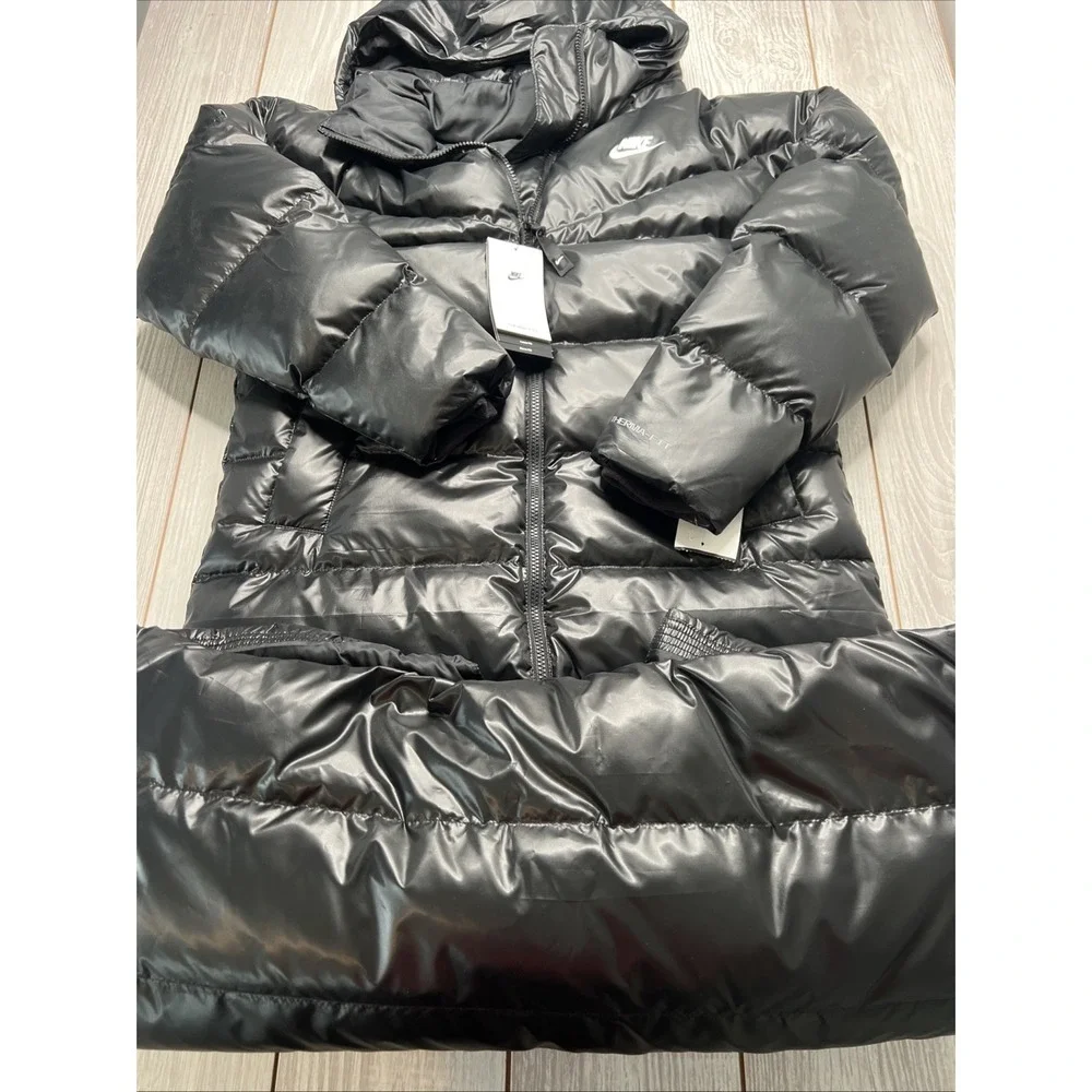 New Nike Sportswear Womens Therma-fit Puffer Trench Coat City Size Small $305